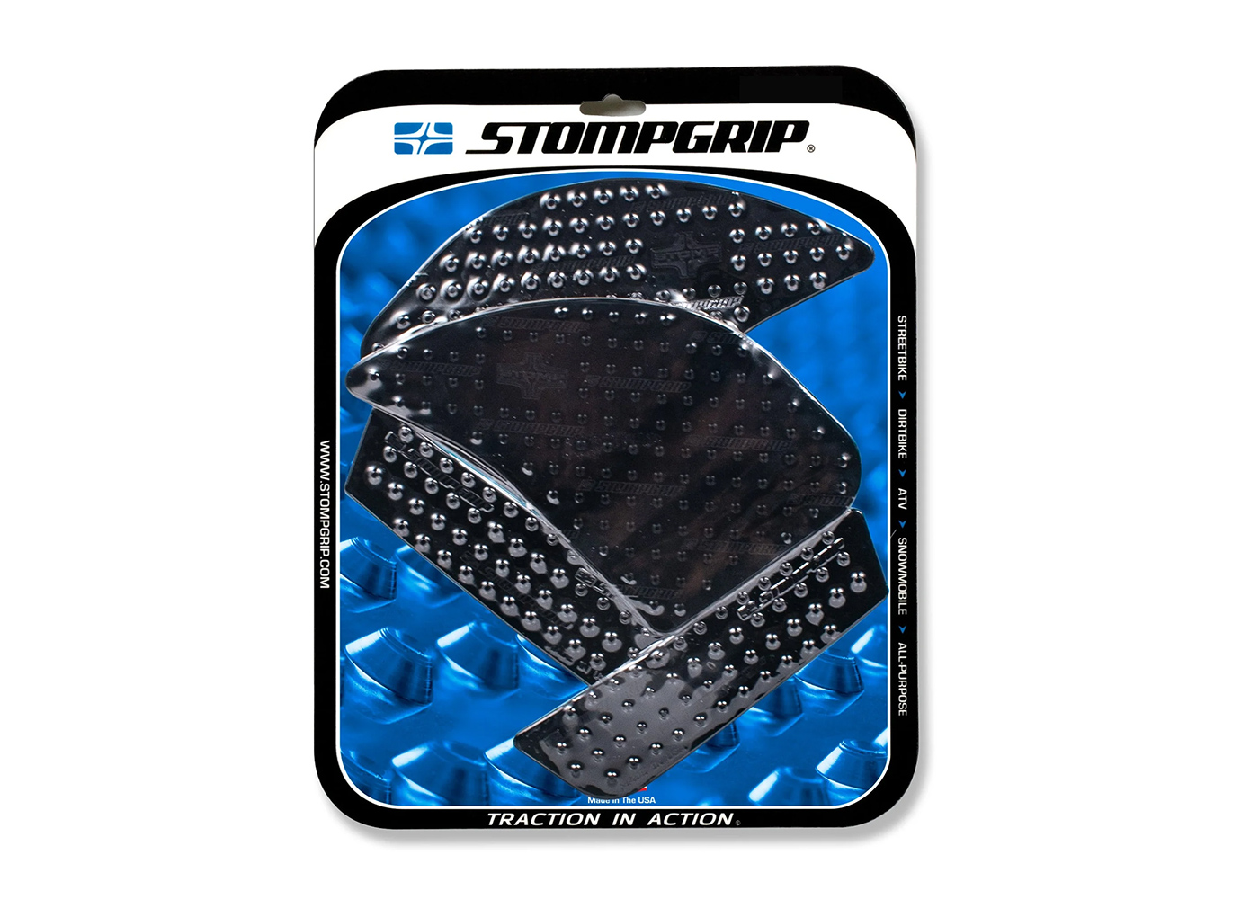 Stompgrip Tank Pad, schwarz, Volcano für Kawasaki Ninja 1000SX Modelljahr 2020-2022