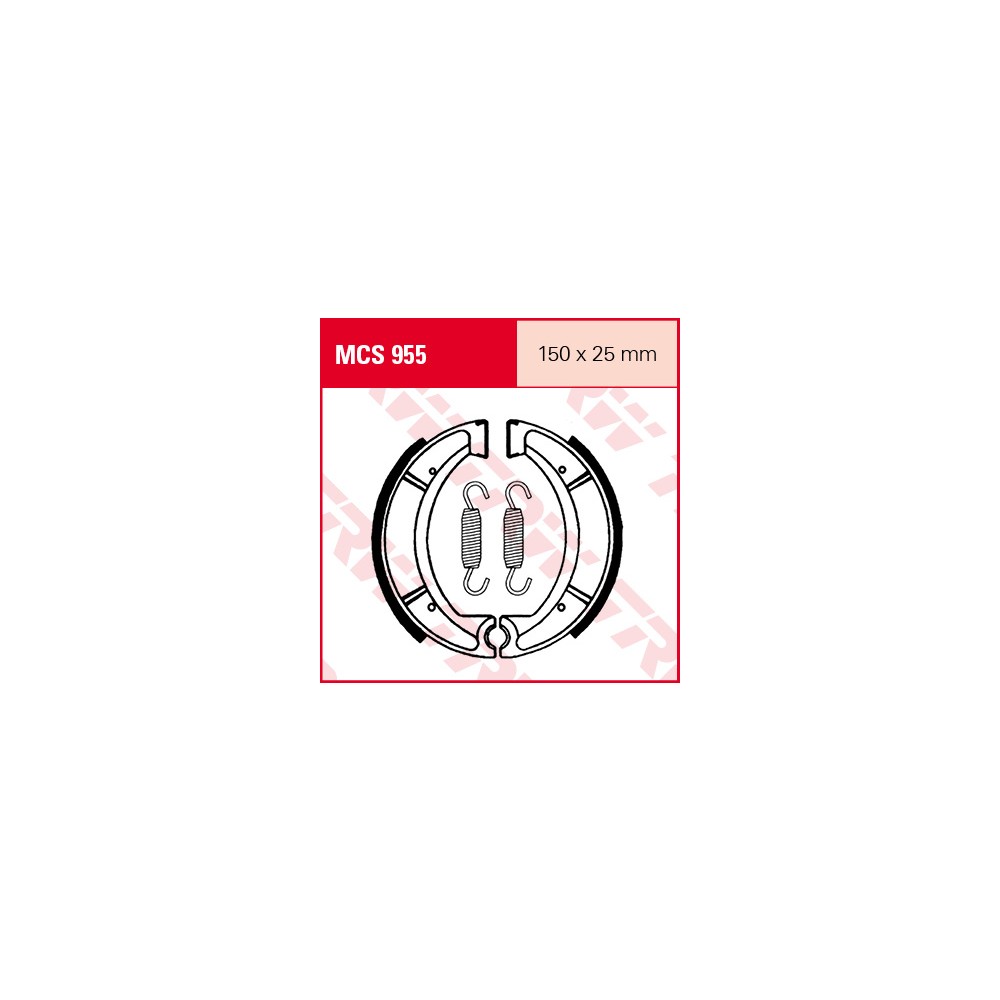 TRW LUCAS Bremsbackensatz MCS955
