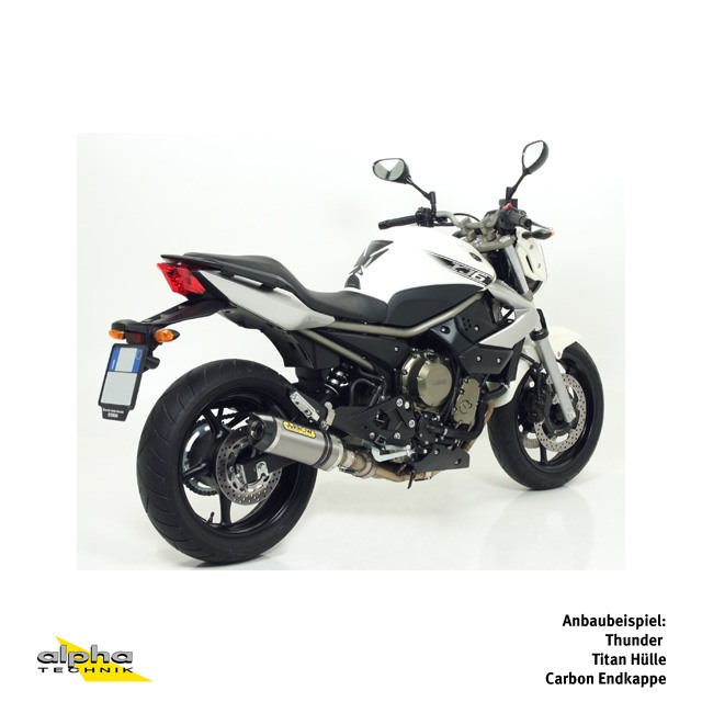 ARROW Auspuff THUNDER für Yamaha XJ6 Diversion 2009-2016, Aluminium