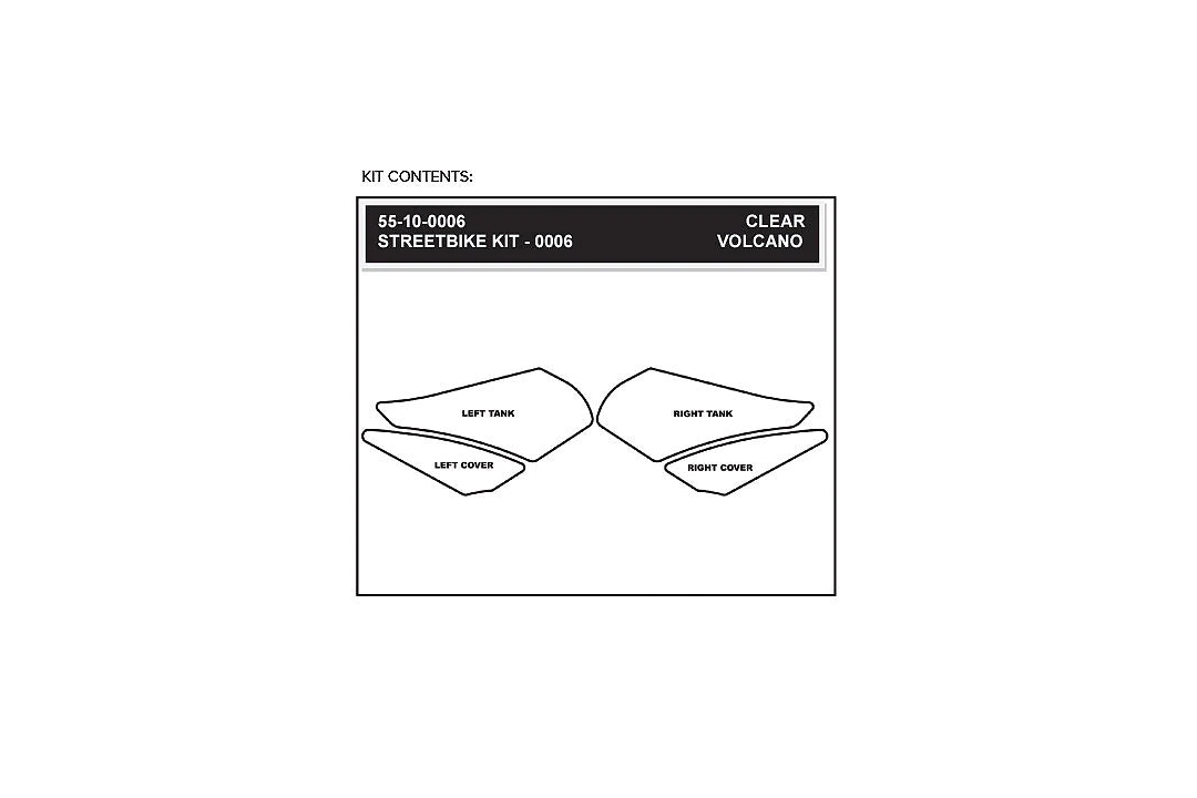 Stompgrip klar, Icon, für Yamaha YZF-R1, 2007-08