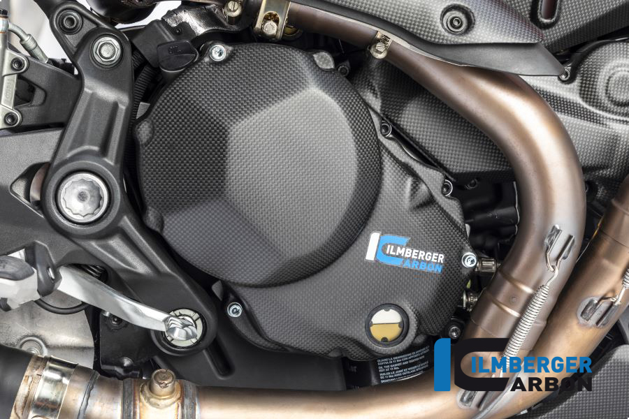 Ilmberger Carbon Motordeckelabdeckung rechts, matt Ducati Monster 1200, 1200S 2017-