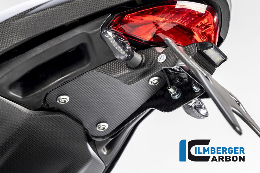 Ilmberger Carbon Kennzeichenträger matt, Carbon