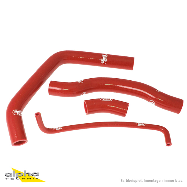 SAMCO SPORT Siliconschlauch Kit rot für Honda CBR600F Modelljahr 1995-1998