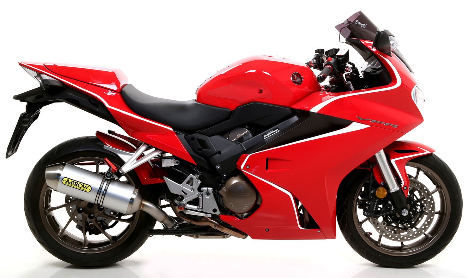 ARROW Auspuff RACE TECH für Honda VFR800F 2017- Aluminium mit Edelstahlkappe
