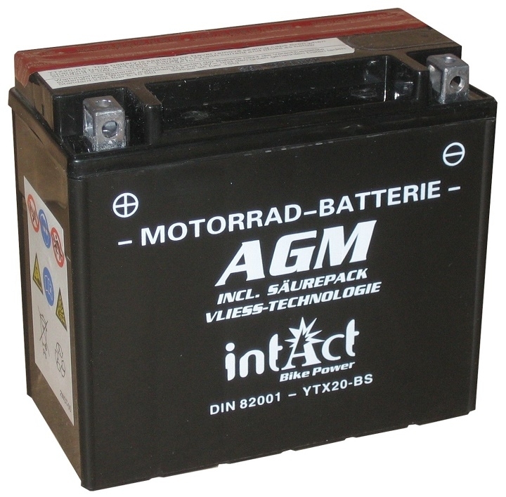 Intact AGM Batterie  YTX20-BS