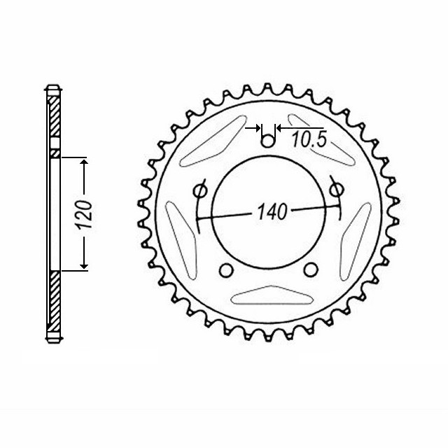 DID Kettensatz mit 525ZVM-X2 Kette, Farbe standard, für Triumph Thruxton 900