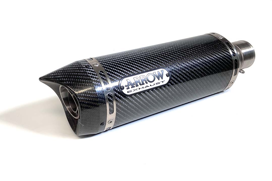 ARROW Auspuff THUNDER für Yamaha MT07 / Tracer 700 2014-2020, Carbon (Nur mit ARROW Krümmer)