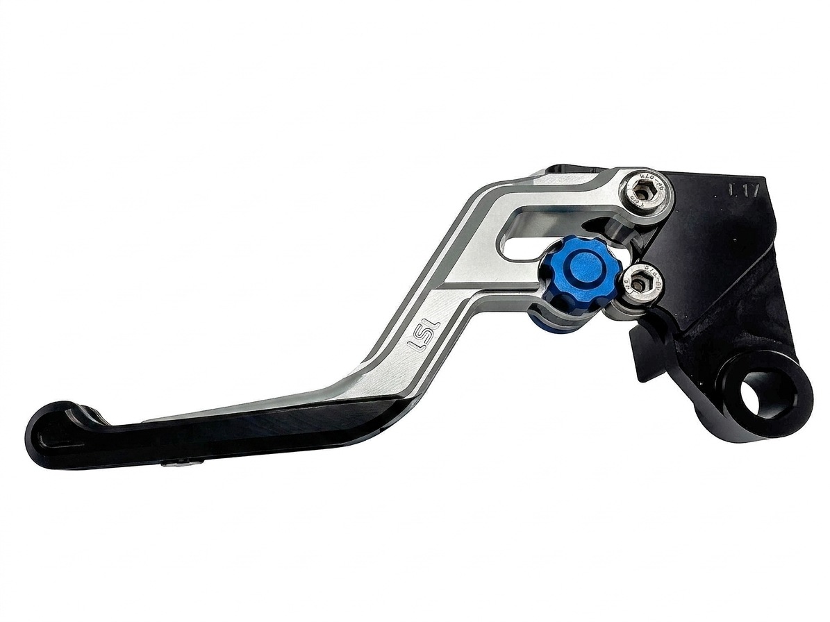 LSL ERGONIA Kupplungshebel L08 Silber/Blau/Schwarz