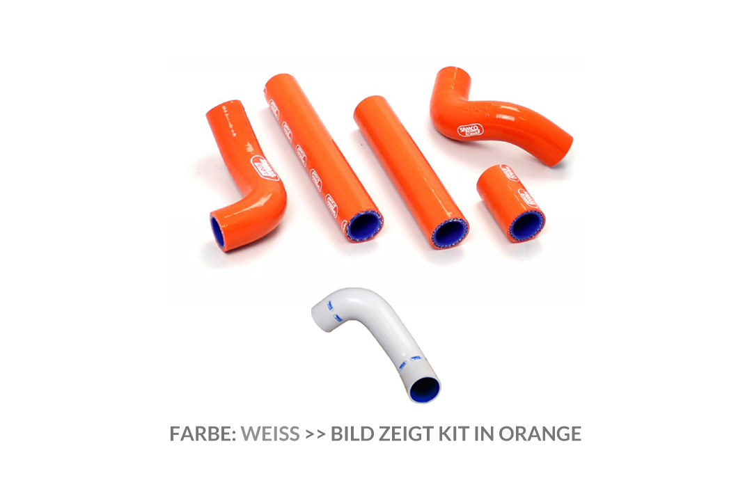 SAMCO SPORT Siliconschlauch Kit, 5-teilig, weiß, für KTM / Husaberg / Husqvarna Modelle