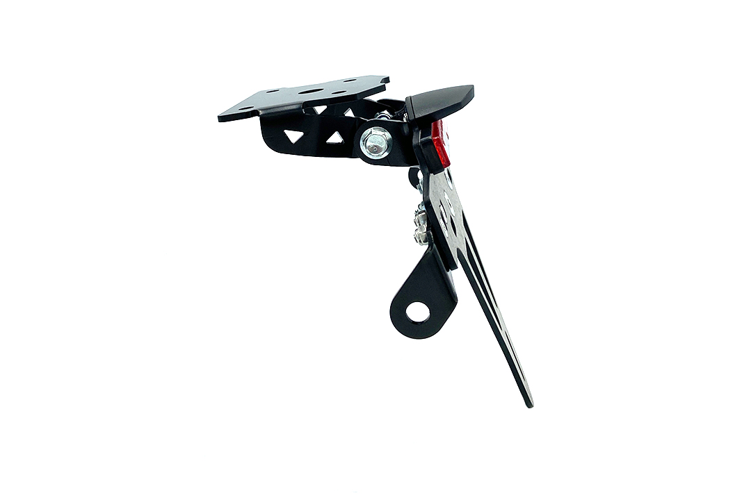 alpha Technik Kennzeichenhalter für Kawasaki Z800; Typ ZR800F, ZR800C, ZR800A, ab Modelljahr 2013-