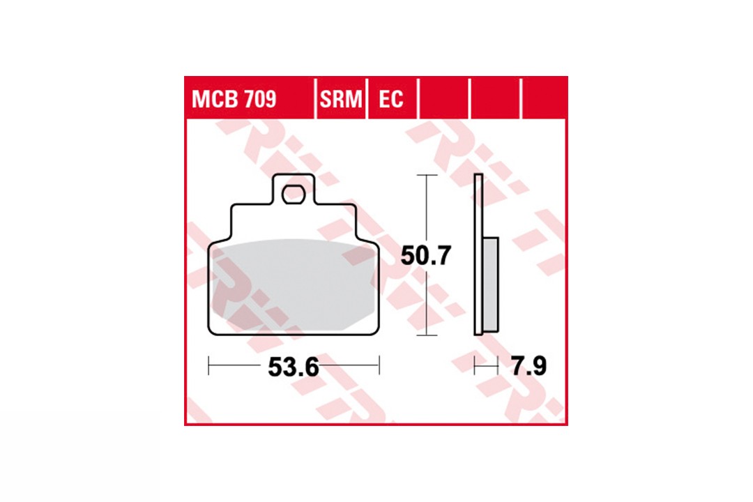 TRW Bremsbelagsatz MCB709EC