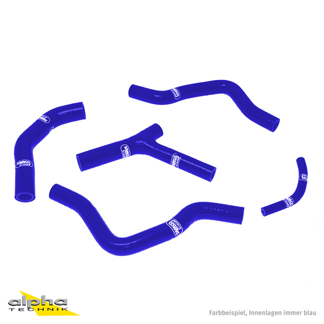 SAMCO SPORT Siliconschlauch Kit blau für Honda CR500 Modelljahr 1985-1988