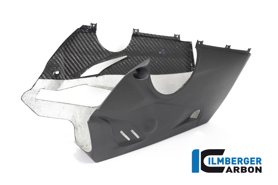 Ilmberger Carbon Verkleidungsunterteil für Akrapovic Slip On Auspuff für Ducati Panigale V4 / V4S ab2018