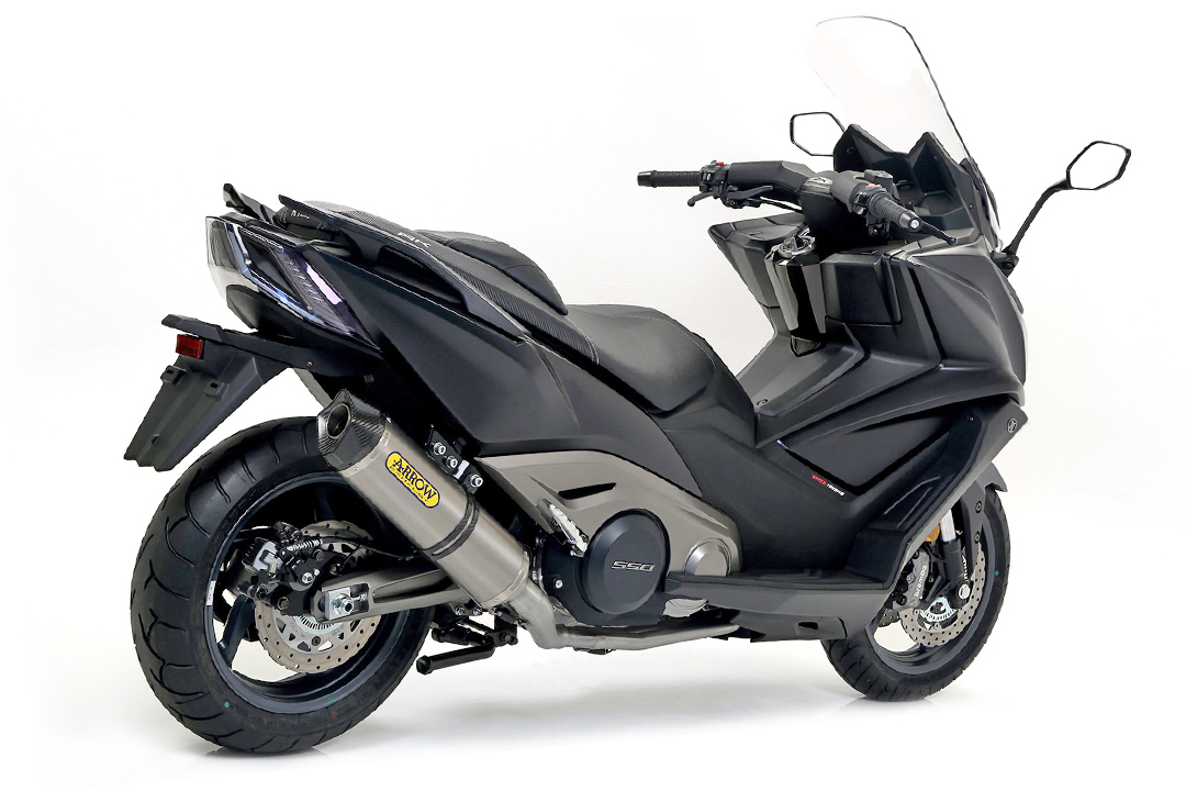 ARROW Auspuff RACE TECH für Kymco AK550 2017- aus Titan