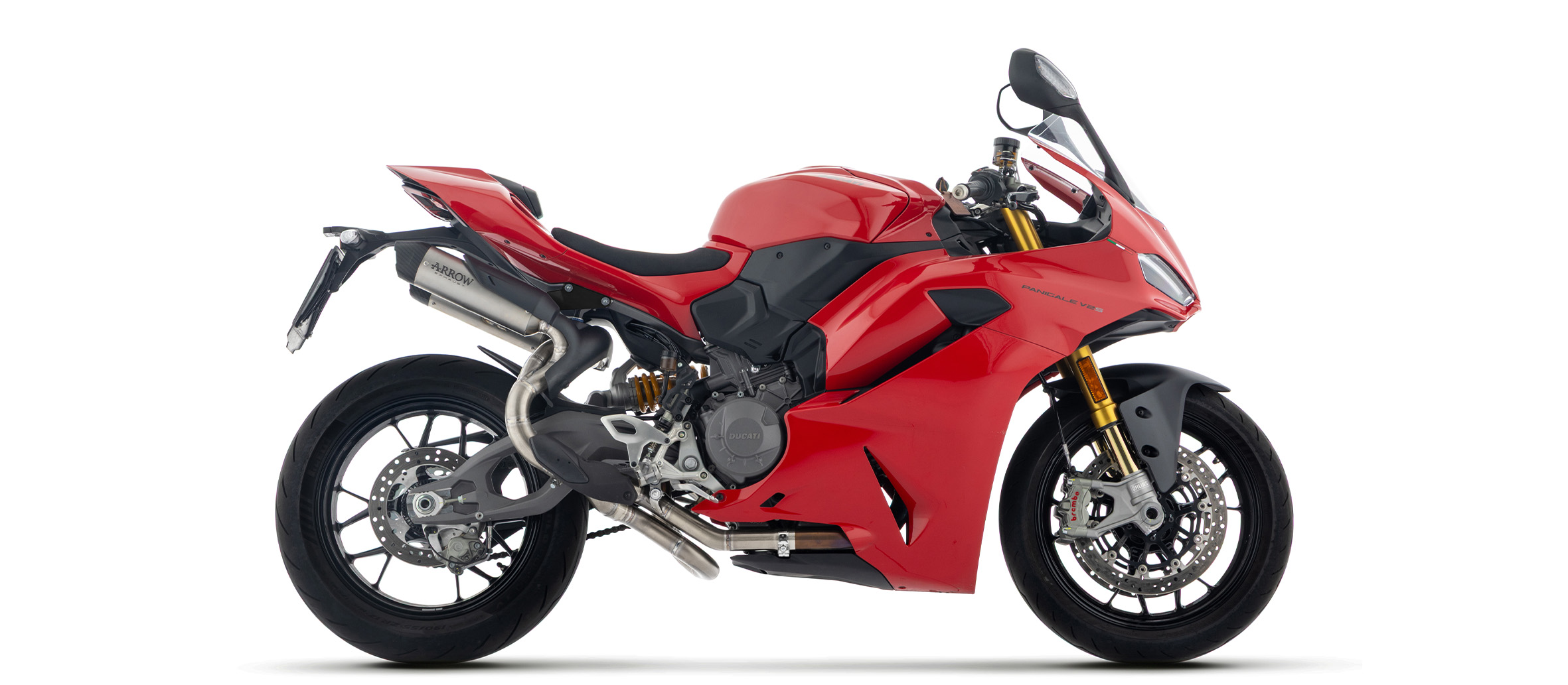 ARROW Auspuff ROUND-SIL Titan für Ducati Panigale V2, V2S, 2025- , Streetfighter V2, V2S 2025-
