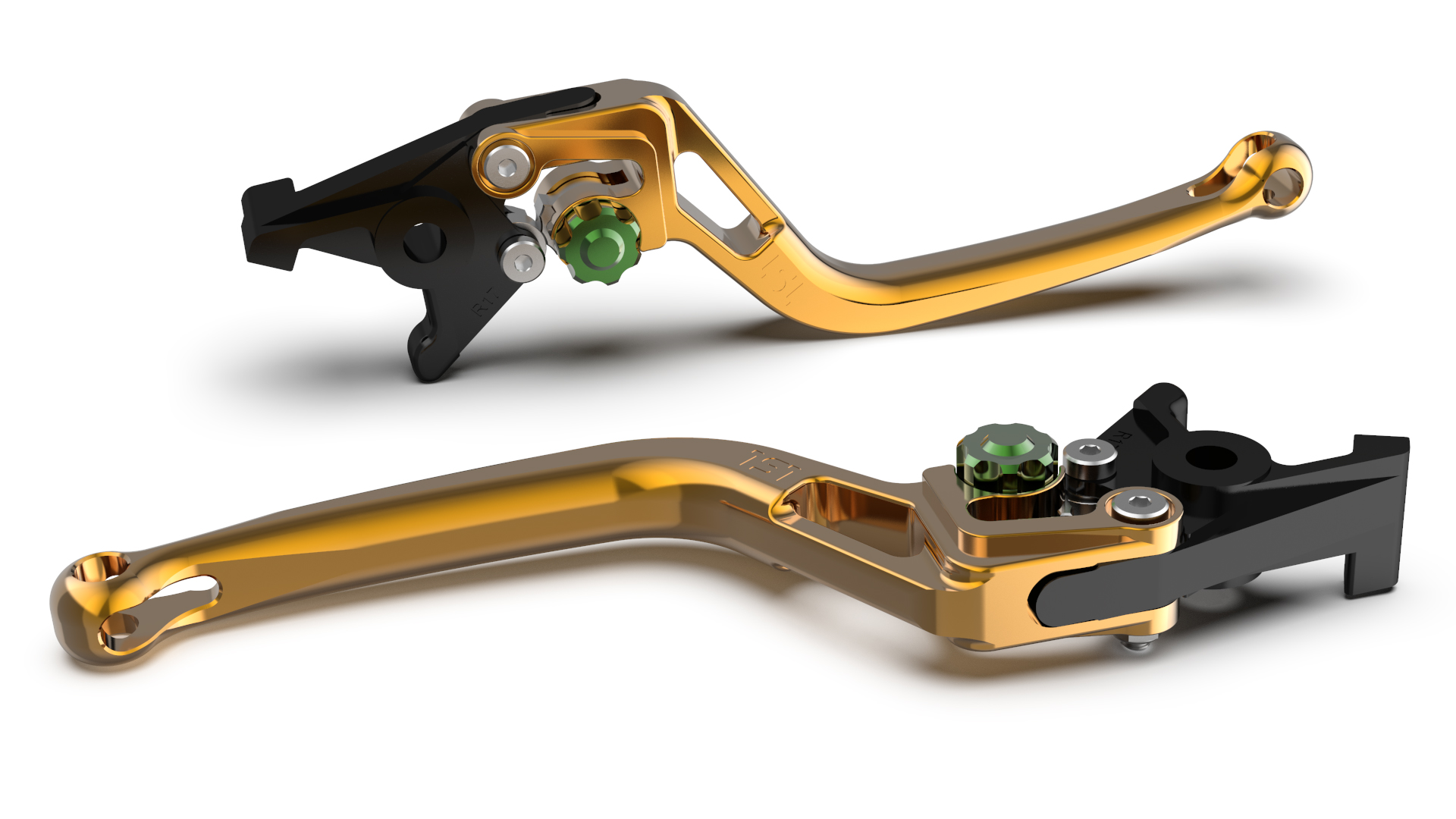 LSL Bremshebel BOW R82, gold/grün