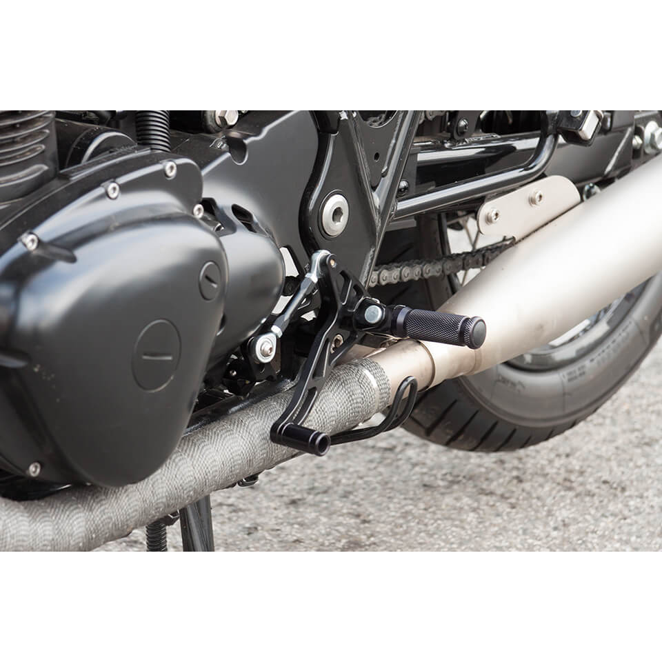 LSL Rastenanlage Midi, für Kawasaki W800, silber