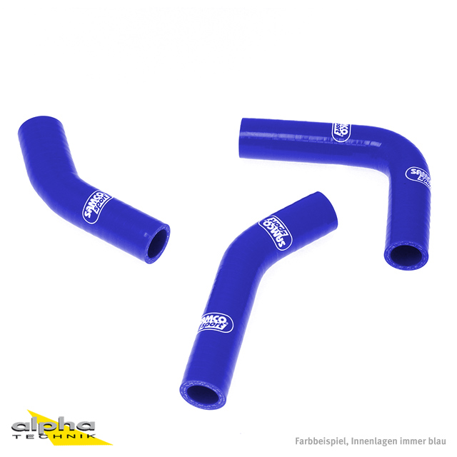 SAMCO SPORT Siliconschlauch Kit blau für Yamaha RD250LC RD350LC Modelljahr 1980-1985
