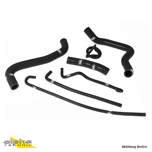 SAMCO SPORT Siliconschlauch Kit schwarz für Suzuki GSXR1000 Modelljahr 2005-2006