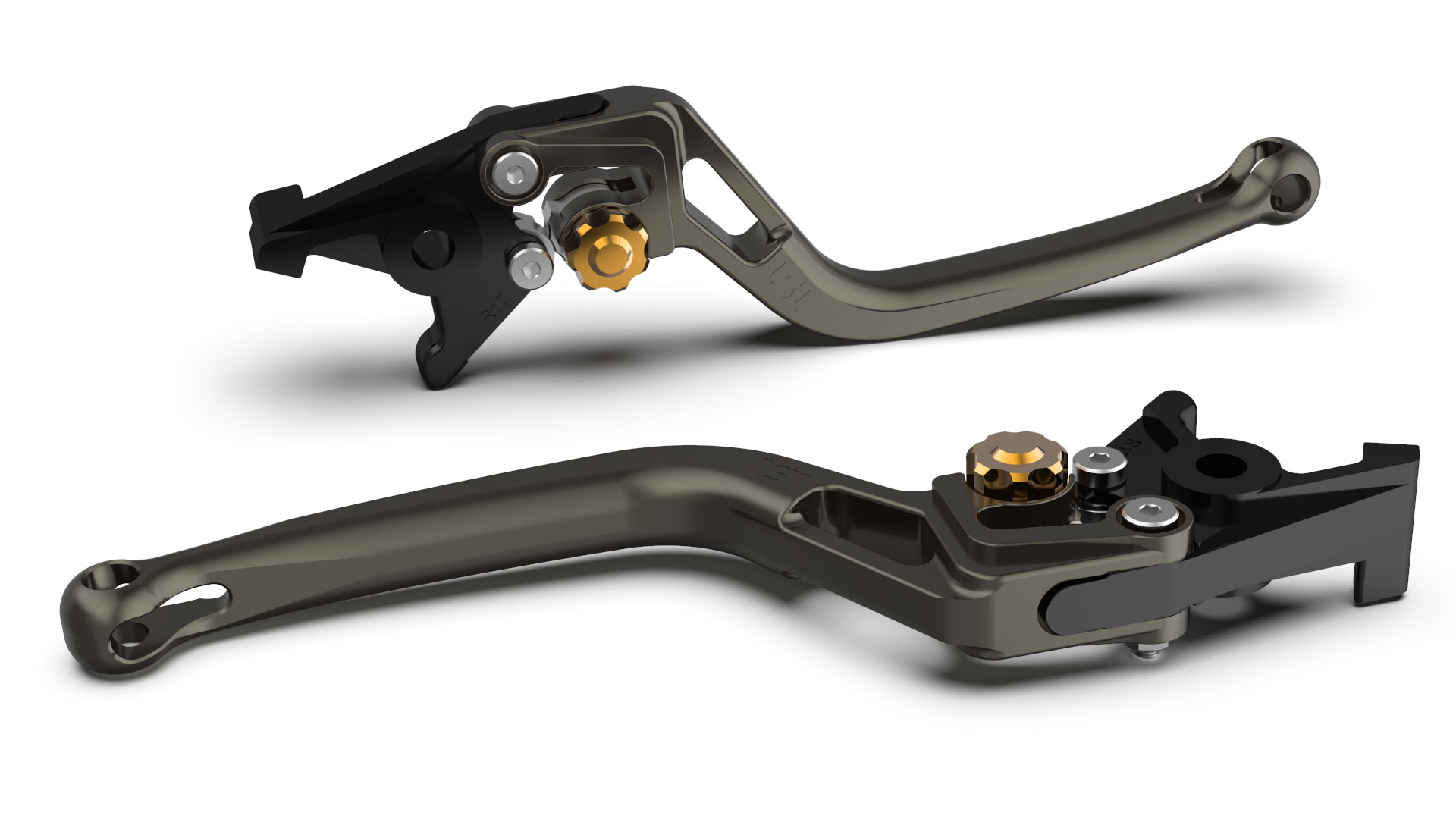 LSL Kupplungshebel BOW L83R, anthrazit/gold