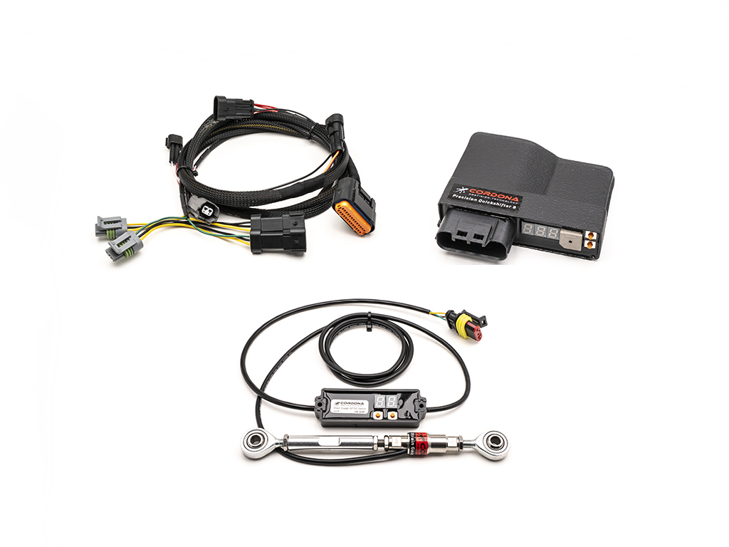 CORDONA PQ8 239ND Combo Quickshifter, Stand-Alone-Schaltautomat für CFMOTO 450MT, 450NK, 450SR, 