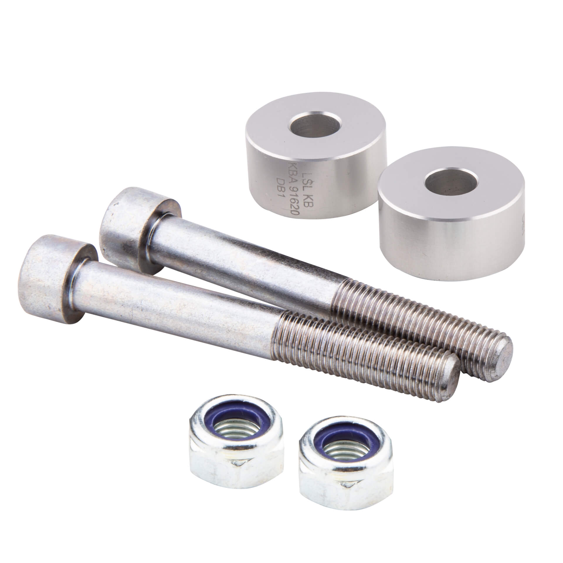 LSL Klemmbockerhöhung 15 mm, Schraubenlänge 90 mm, silber