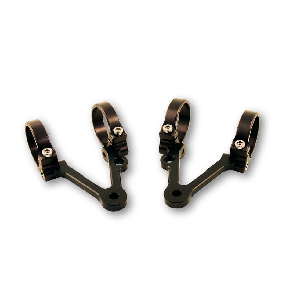 LSL Lampenhalter, drehbar, extra kurz, Ø 38 mm mit 40mm Streben mit Blinkeraufnahme