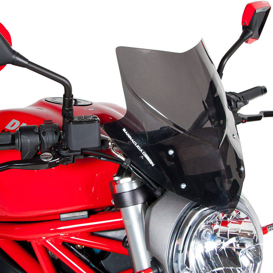 Barracuda Windschild Aerosport Plexiglas für Ducati Monster 1200 (2014 - 2017) / Ducati Monster 797 (2019 -) / Ducati Monster 821 (2014 - 2017 und 2018)