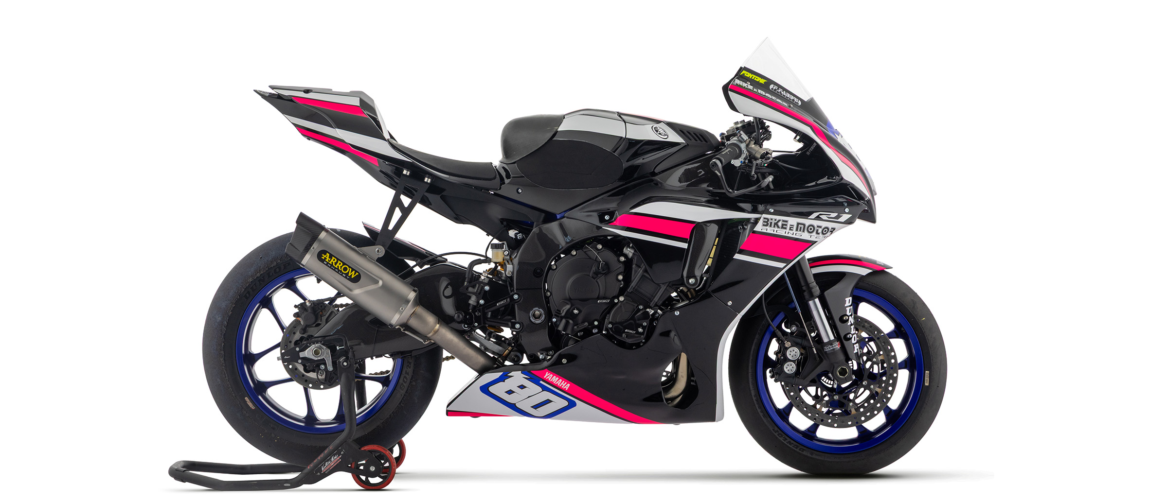 ARROW COMPETETION Komplettanlage mit Indy Race Evo Endschalldämper für Yamaha YZF-R1 Modelljahr 2025-