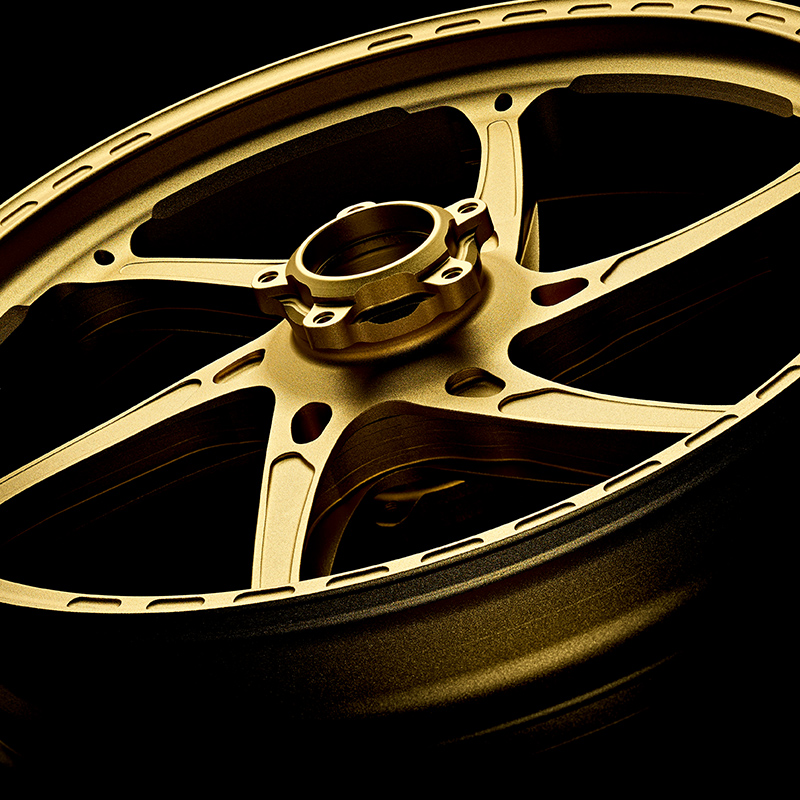 OZ Gass RS-A Aluminium Satz in goldfarben matt für Suzuki GSX1300R Hayabusa (mit ABS), 2013-2018