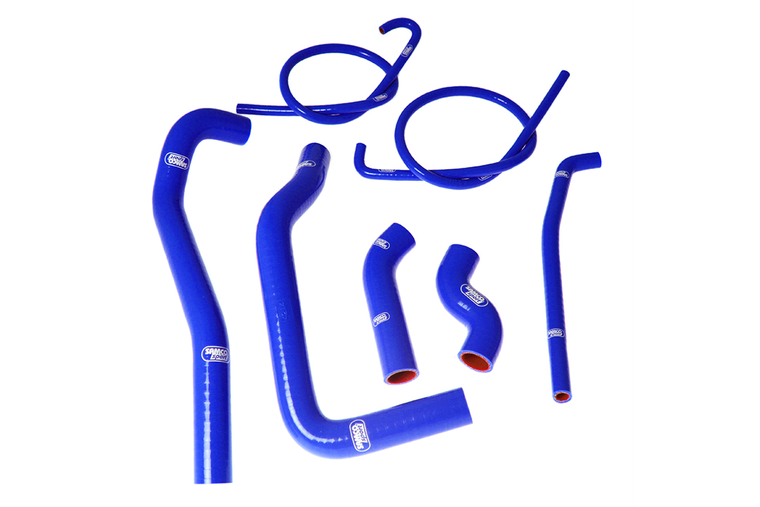 SAMCO SPORT Siliconschlauch Kit blau für Kawasaki ZXR750 Modelljahr 1990