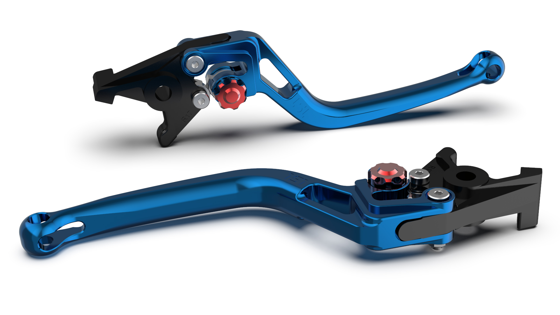 LSL Kupplungshebel BOW L83R, blau/rot