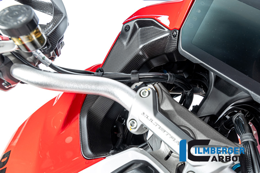 Ilmberger Carbon Abdeckung links neben dem Cockpit, matt, Ducati Multistrada V4 2020-