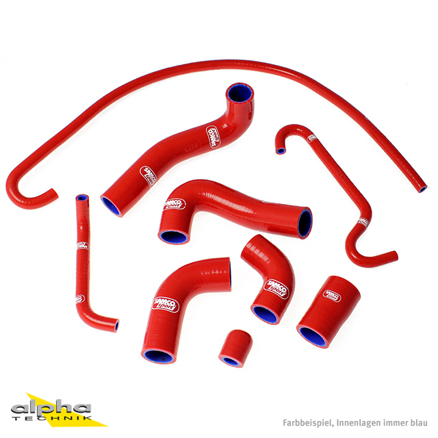 SAMCO SPORT Siliconschlauch Kit rot für MV Agusta F4 1000 RR RC LH44 Modelljahr 2010-2019
