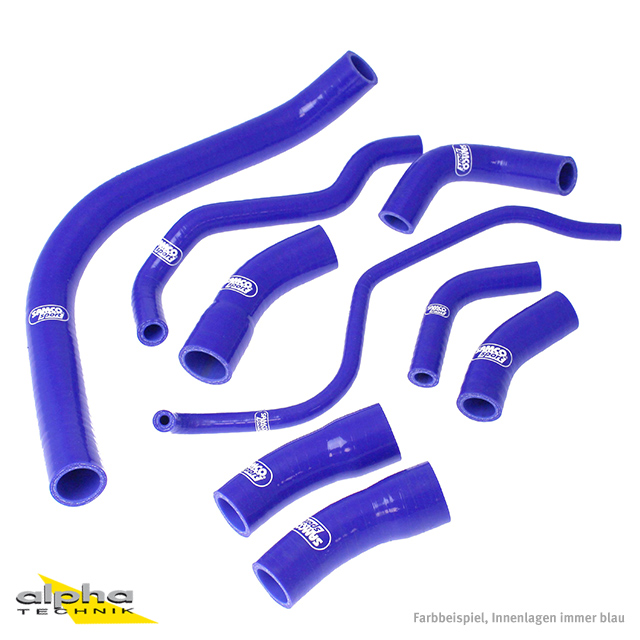 SAMCO SPORT Siliconschlauch Kit blau für Yamaha FZS1000 Fazer Modelljahr 2001-2005