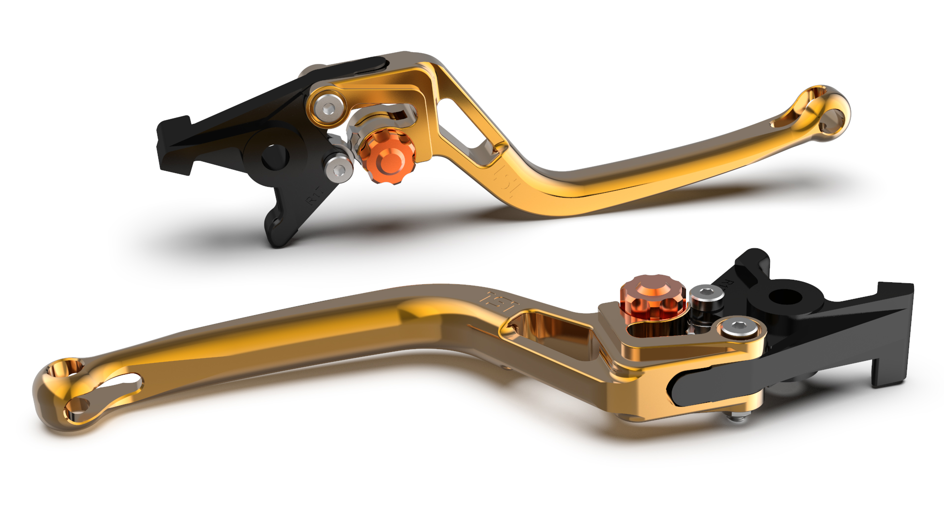 LSL Kupplungshebel BOW L83R, gold/orange