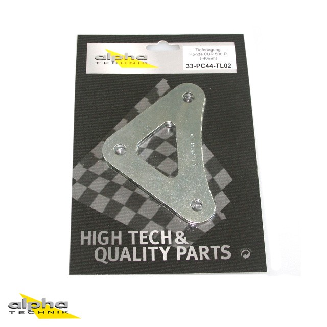 alpha Technik Tieferlegungssatz 40mm für Honda CBR500R,CB500F.CB500X; Typ PC46; Modelljahr 2013-