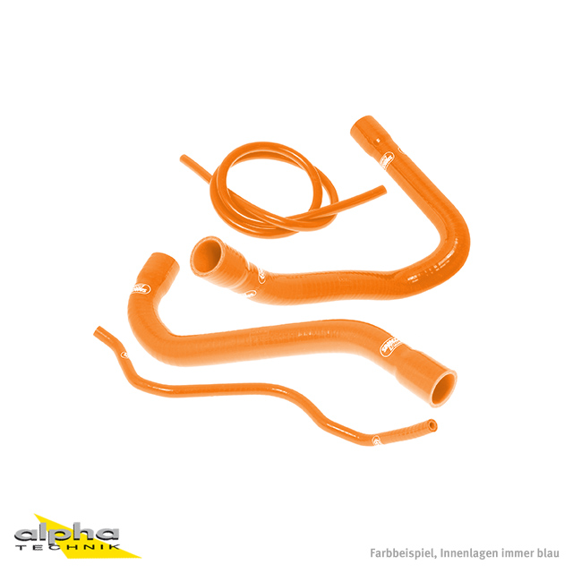 SAMCO SPORT Siliconschlauch Kit orang für BMW S1000RR S1000R S1000XR HP4 Modelljahr 2009-2019