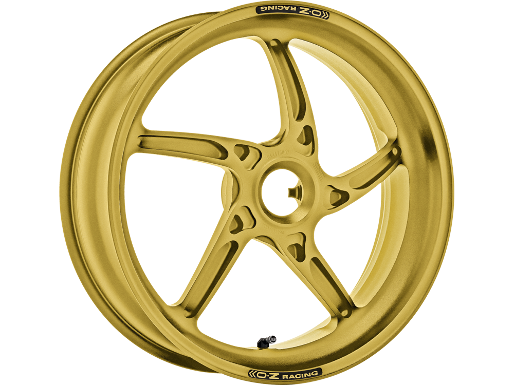 OZ Piega R Aluminium Satz in goldfarben matt für Ducati Panigale V4(S) 2018-2024, 1199 Panigale 2012-2014, 1299 Panigale 2015-2018, Streetfighter V4(S) 2020-2022