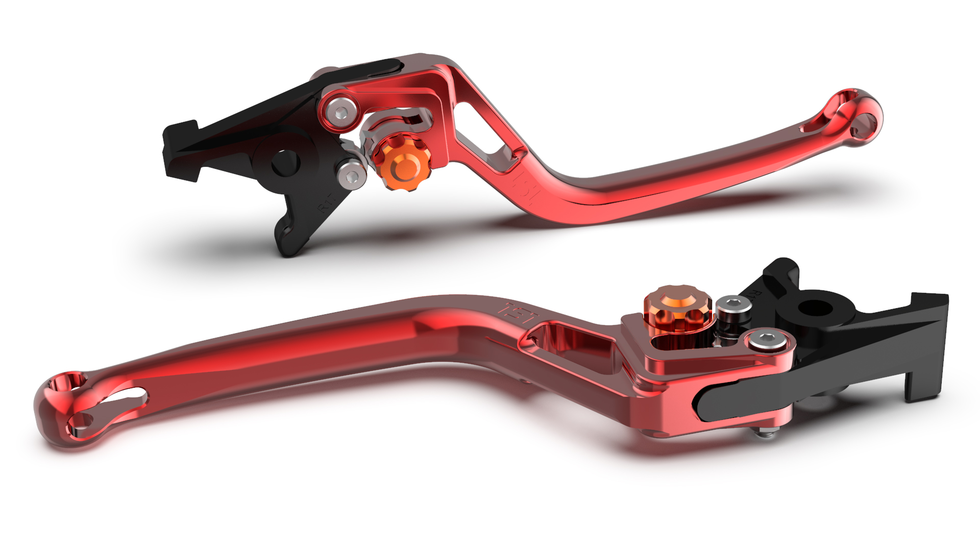 LSL Bremshebel BOW R82, rot/orange