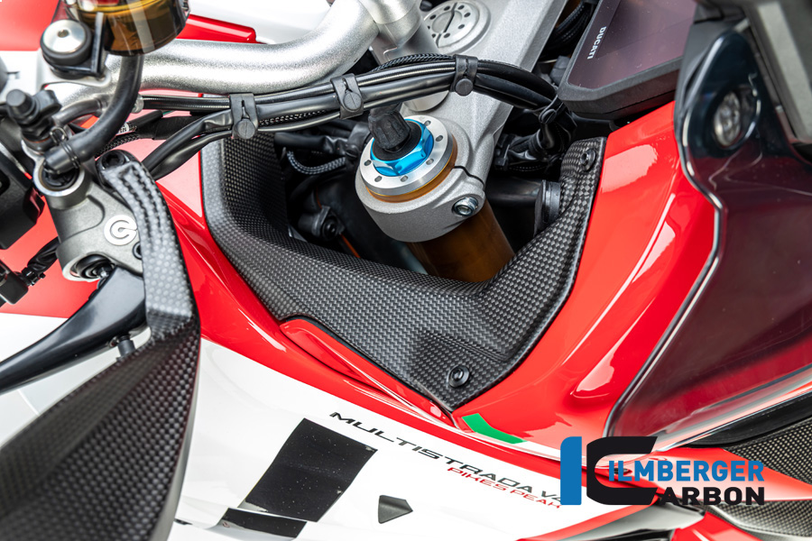 Ilmberger Carbon Abdeckung rechts neben dem Cockpit, matt, Ducati Multistrada V4 2020-