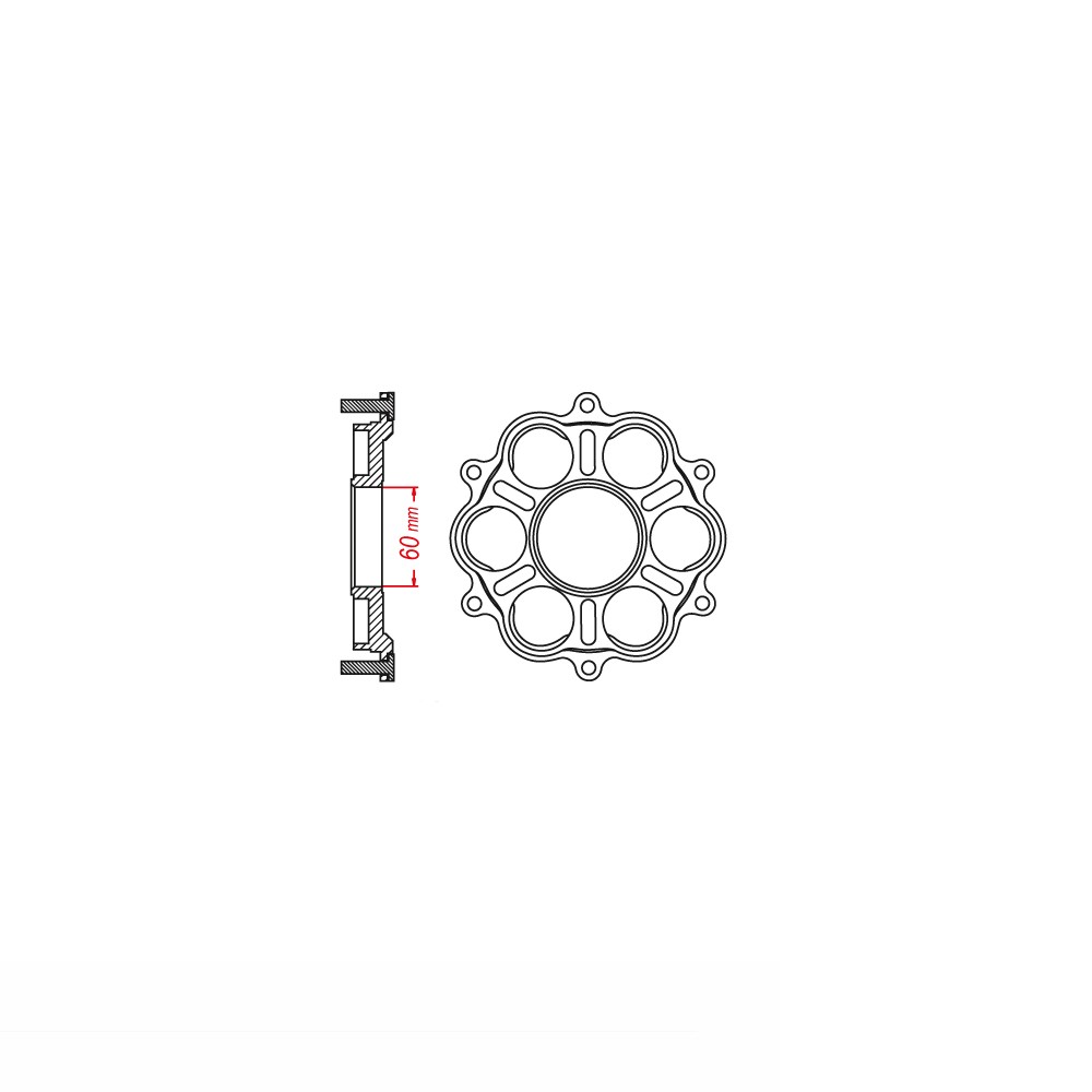 JTA770B Kettenrad-Adapter