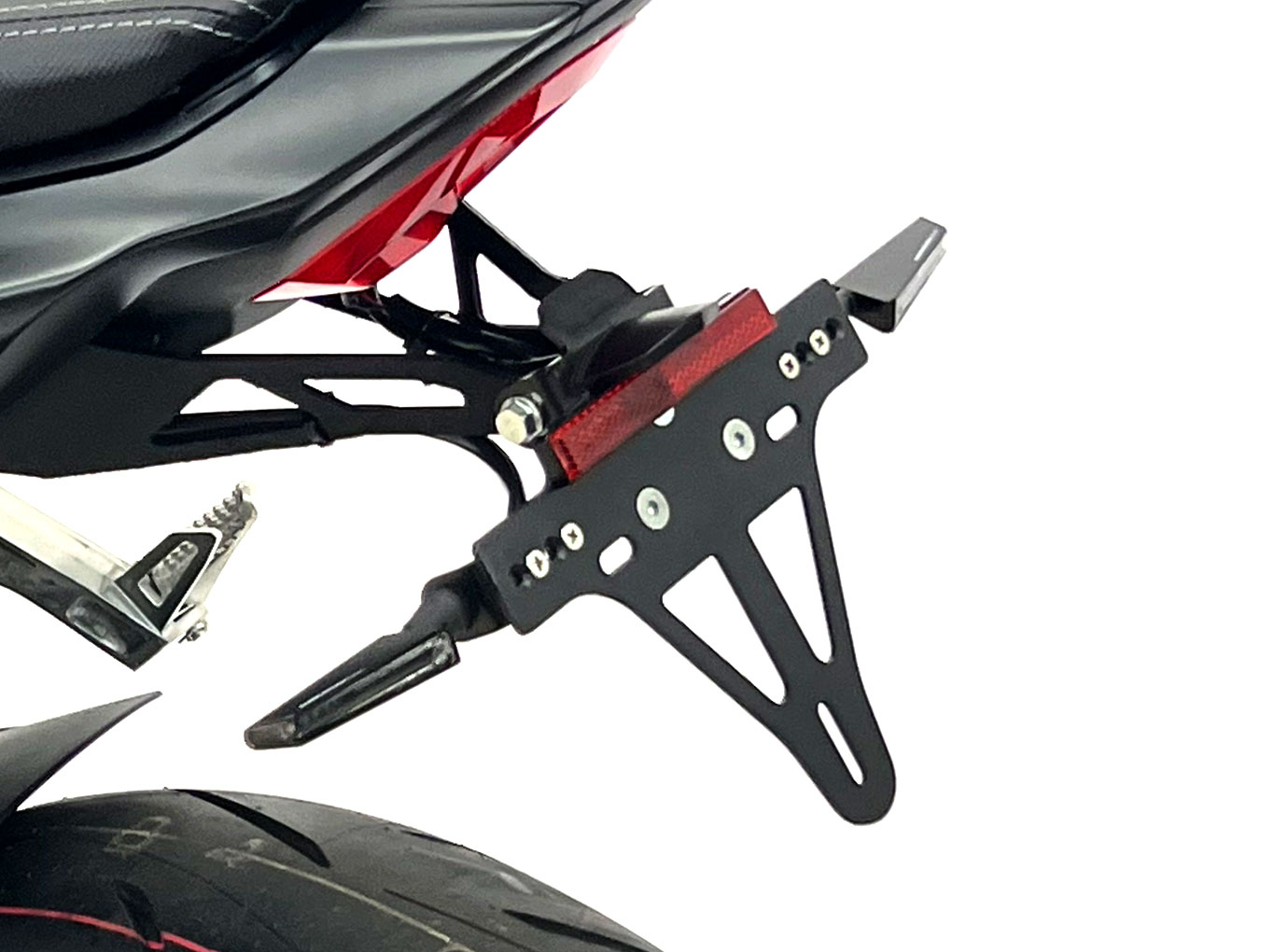 alpha Technik Kennzeichenhalter für Honda CB650R / CB650RA, Modelljahr 2024-