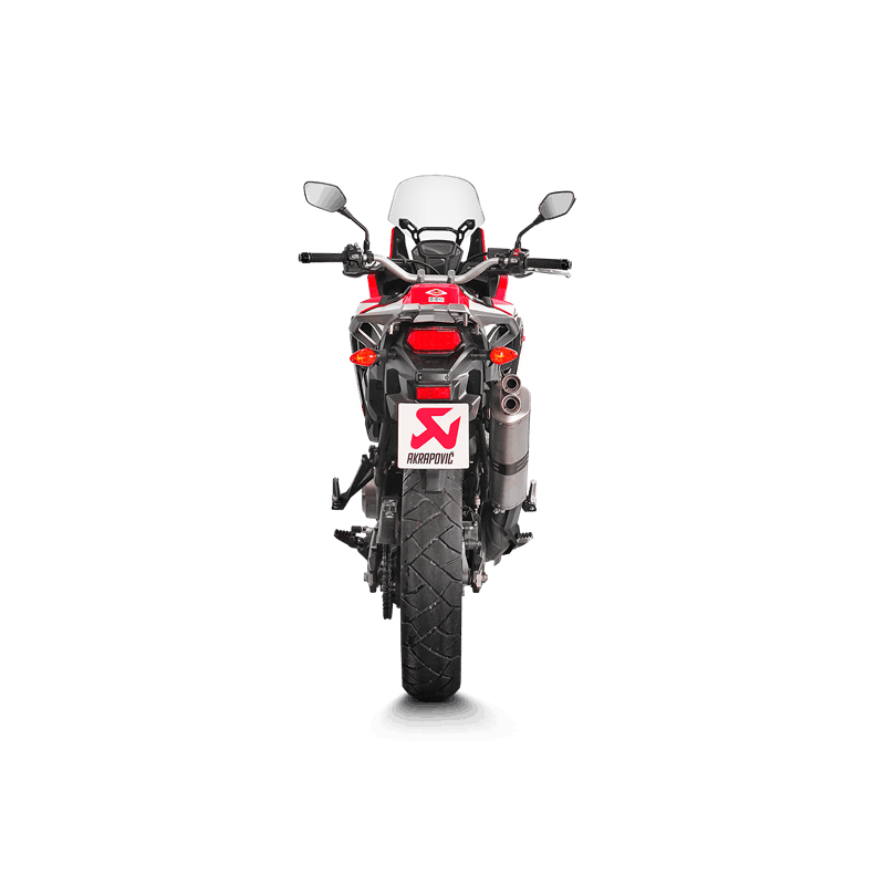 Akrapovic Slip-On Line (Titanium) Auspuff für Honda CRF1000L Africa Twin 2016-2019, CRF1000L Africa Twin Adventure Sports 2018-2019