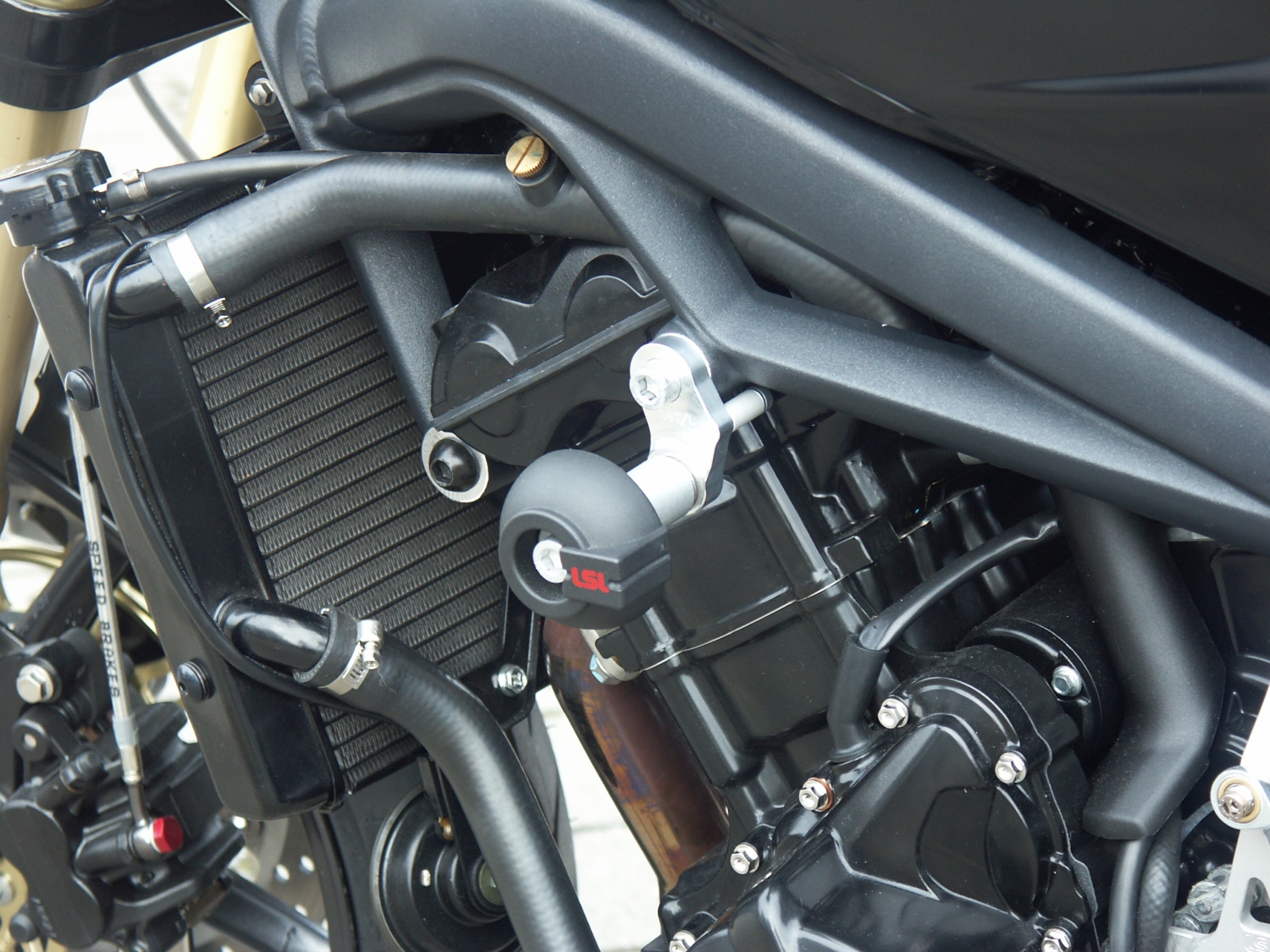 LSL Crash Pad Befestigungskit für Triumph Street Triple 675,  -2012