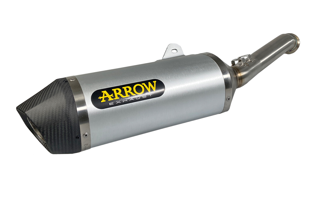 ARROW Auspuff RACE TECH für KTM 790 Adventure / 890 Adventure und Husqvarna Norden 901 aus Aluminium mit Carbon-Endkappe