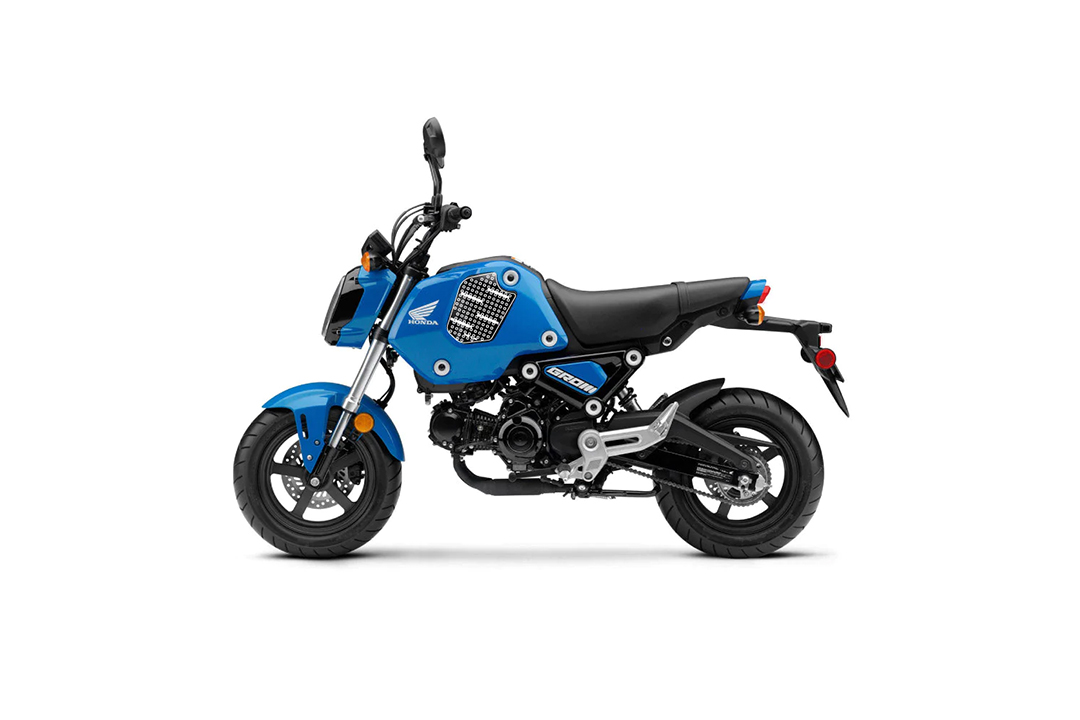 Stompgrip Tank Pad schwarz, Icon, Streetbike Tank Kit - Tank Seiten, für Honda MSX125 Grom, 2021-2024