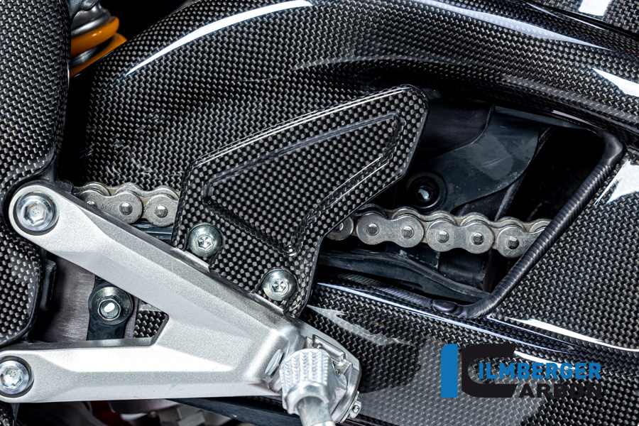 Ilmberger Carbon Fersenschutz, glänzend, links Honda CBR1000RR-R/SP 2020-