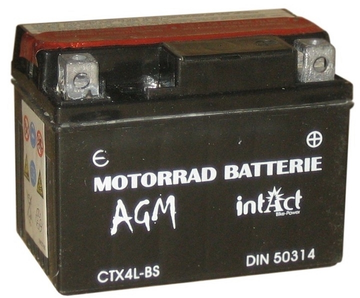 Intact AGM Batterie  YTX4L-BS