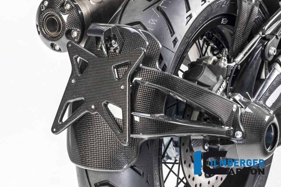 Ilmberger Carbon Spritzschutz incl. Kennzeichenträger